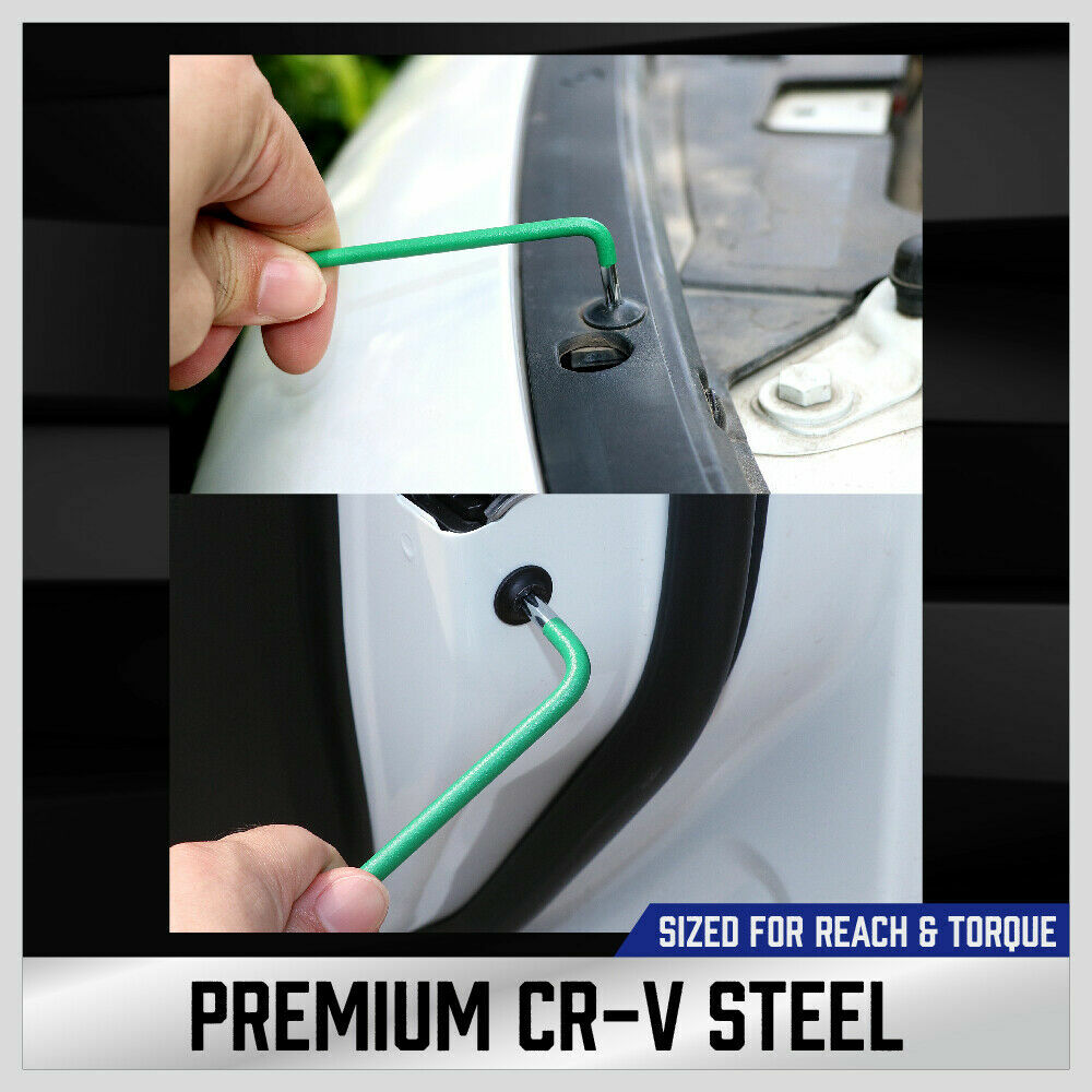 36pc Hex & Torx Key Set – Extra Long Allen Wrenches Ball End