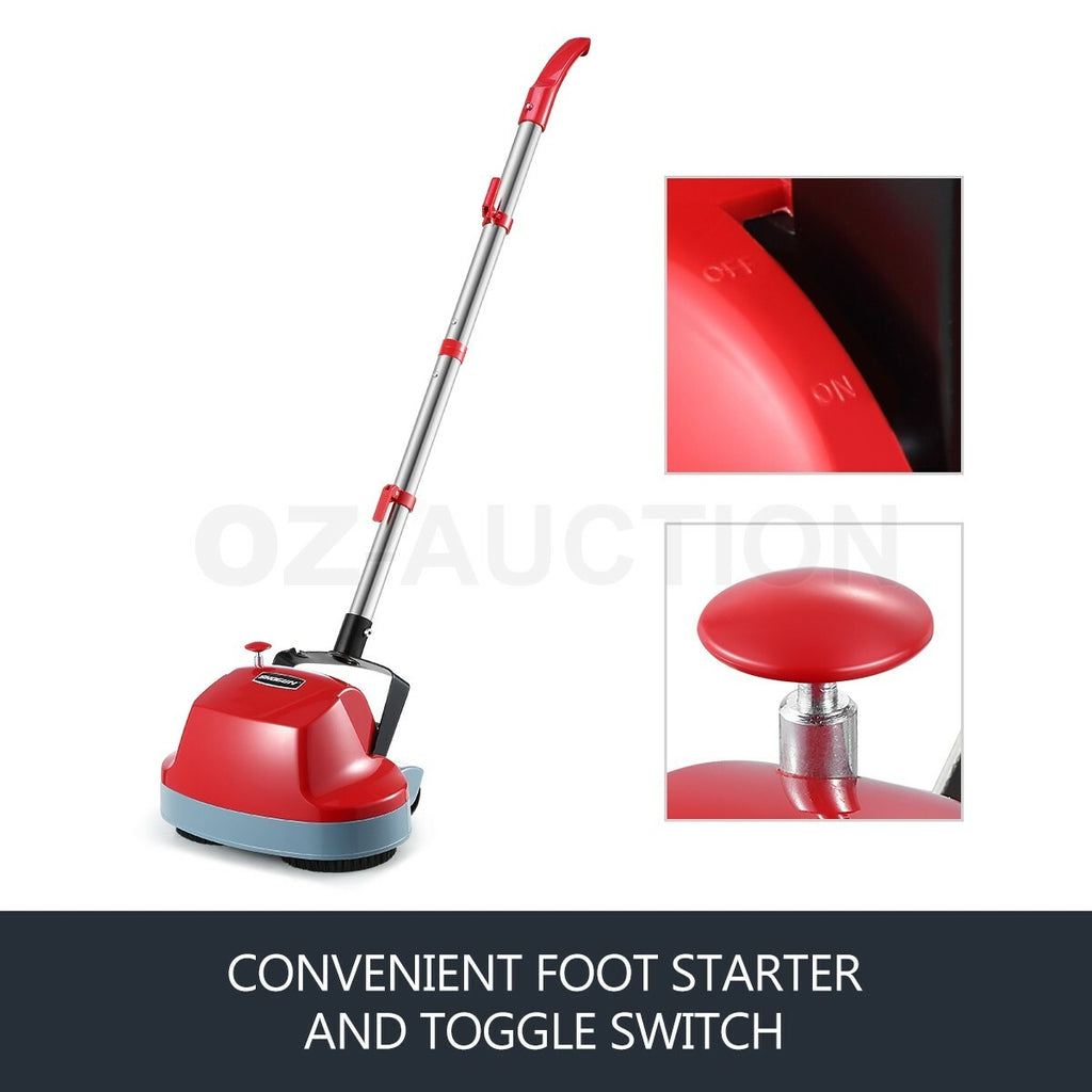 5-in-1 Floor Polisher – Timber, Carpet & Tile Wax Scrubber Buffer Cleaner