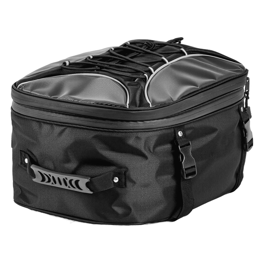 Uimoso Expandable Motorcycle Tail Bag Rear Seat Luggage Storage Backpack 22-34 L
