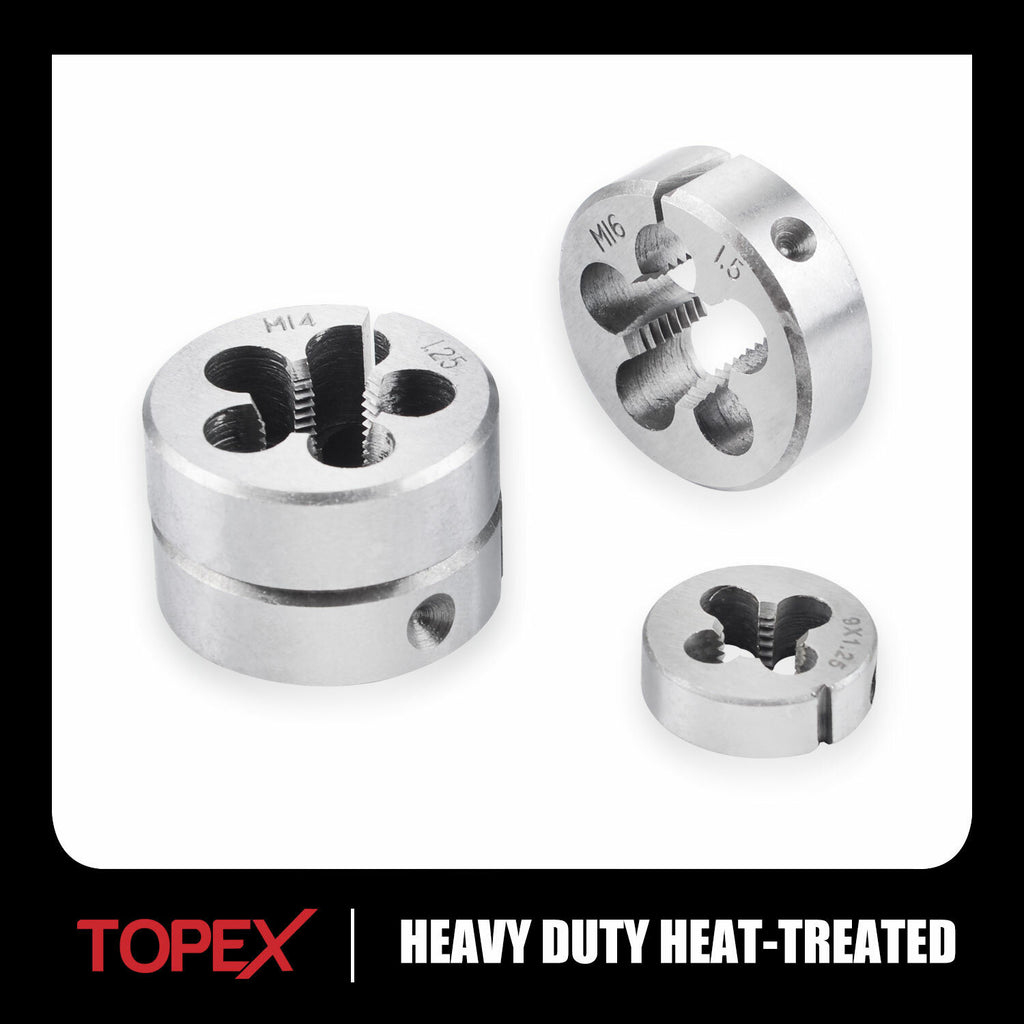 118pc Tap & Die Set – Metric Screw Thread Drill Kit M2-M18