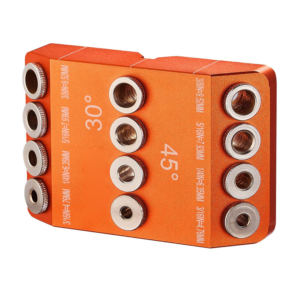 Uimoso Portable Drill Guide Jig for 30/45/90 Degree Precision Angled Drilling
