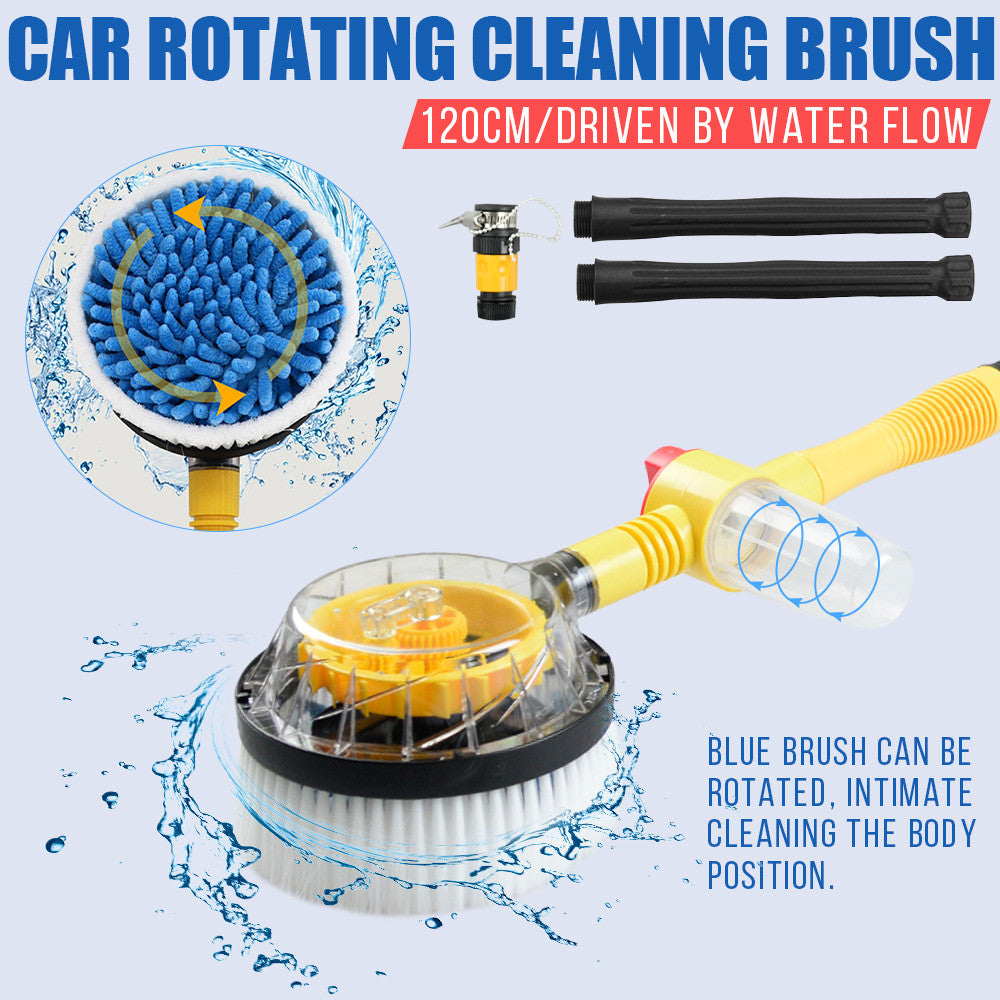 Car Pressure Washer Brush – Rotating Vehicle Cleaning Sponge Tool