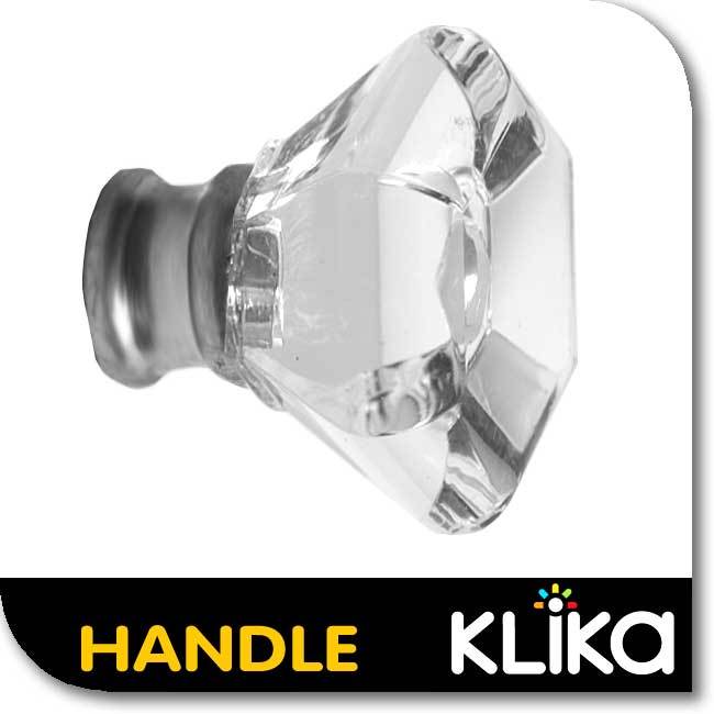 Clear Acrylic Cabinet Handle 4600CS for Kitchen and Bathroom