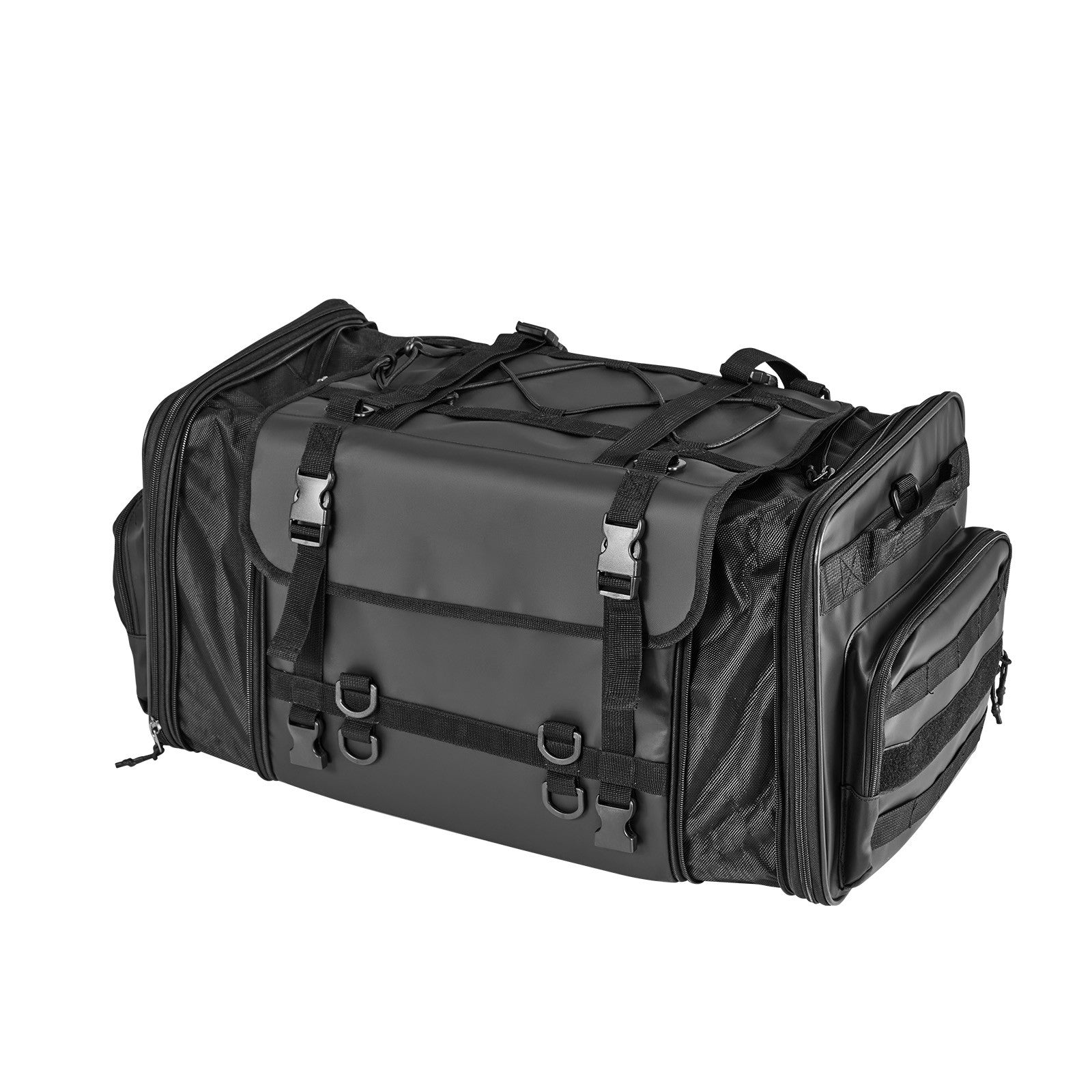 Uimoso Expandable Motorcycle Tail Bag with 40-60L Storage and Shoulder Strap