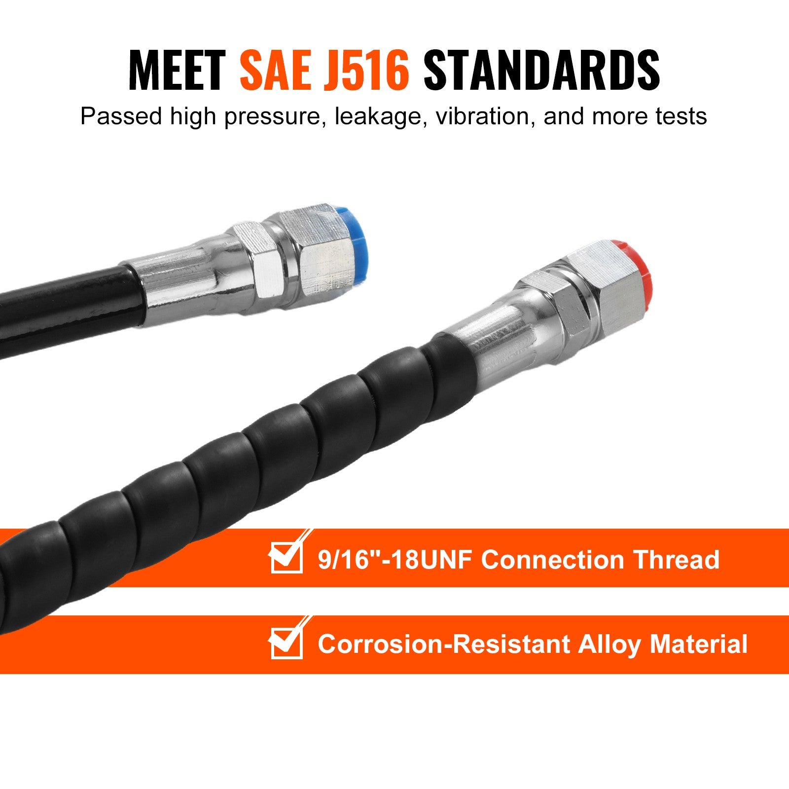 Uimoso Outboard Hose Kit 20ft Hydraulic Steering Hose for Outboard Steering Boat