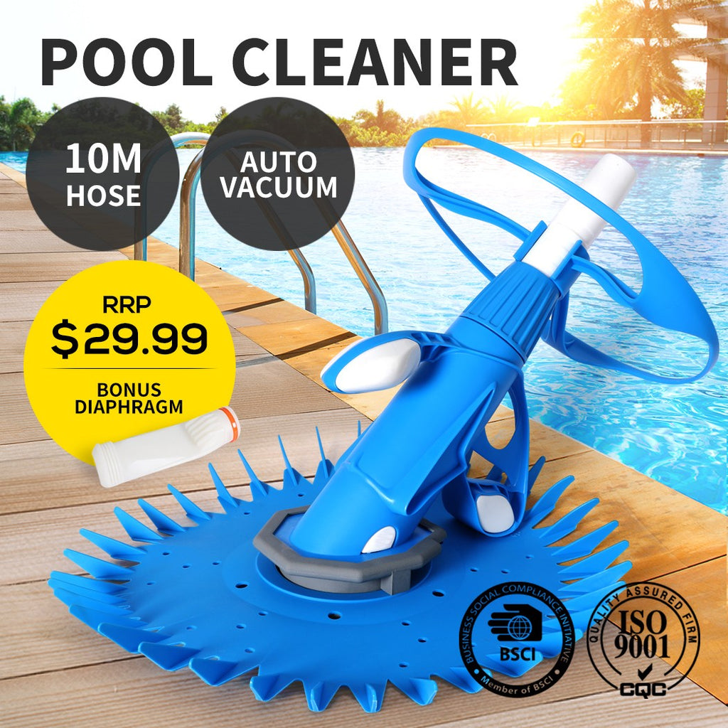 Automatic Swimming Pool Cleaner – Floor & Wall Vacuum with 10m Hose