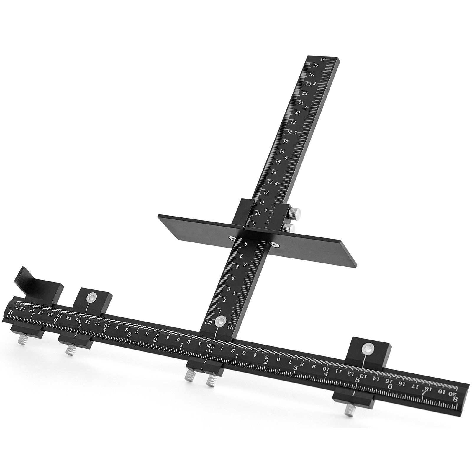 Uimoso Cabinet Hardware Jig Aluminum Alloy Cabinet Handle Jig with Center Punch