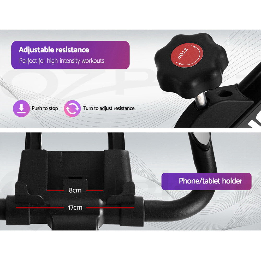 10kg Flywheel Spin Exercise Bike Fitness Cycling Workout