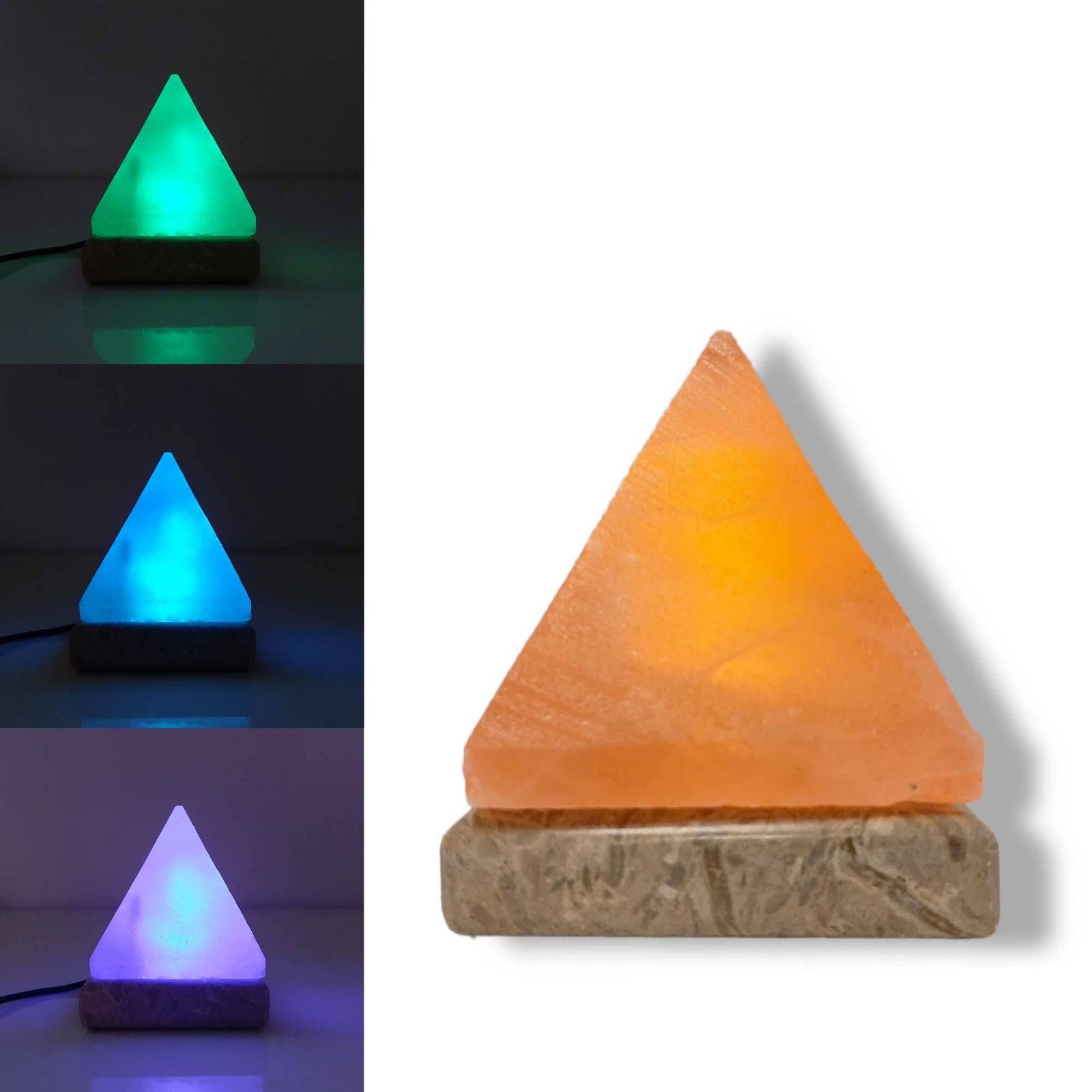 USB Himalayan Salt Lamp with Colour Changing LED Light