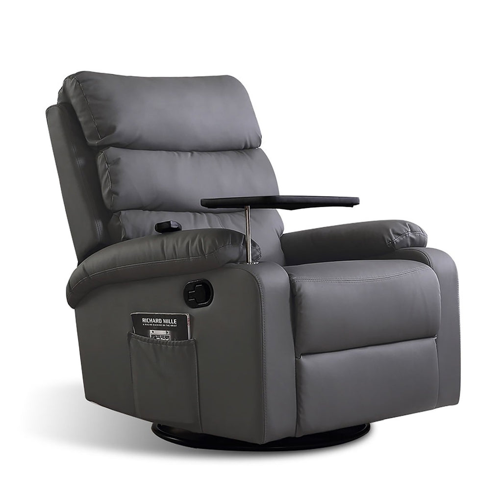 Levede Massage Recliner Chair – Heated 360° Swivel Lounge Sofa