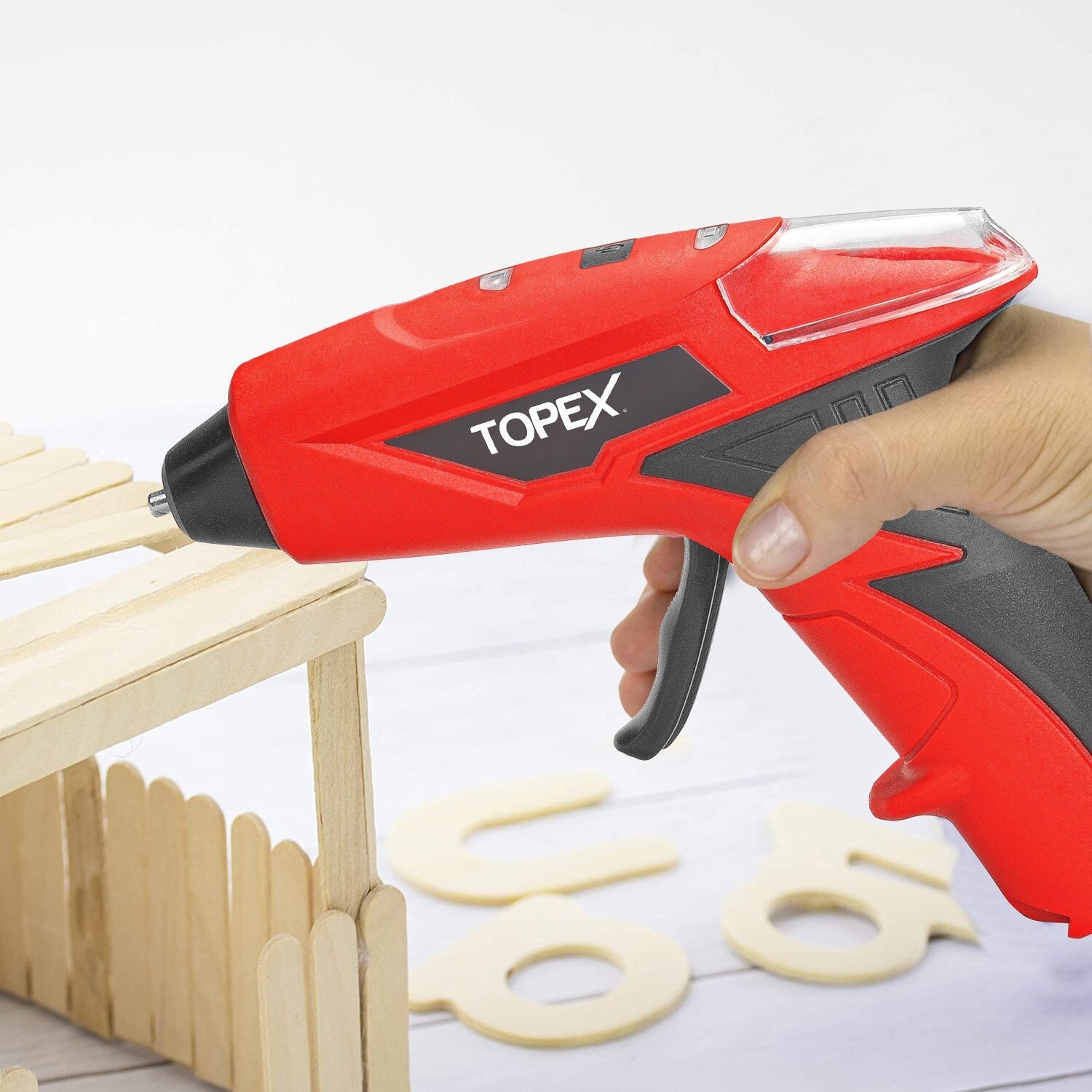 4V Cordless Glue Gun – Hot Melt with 15 Premium Sticks