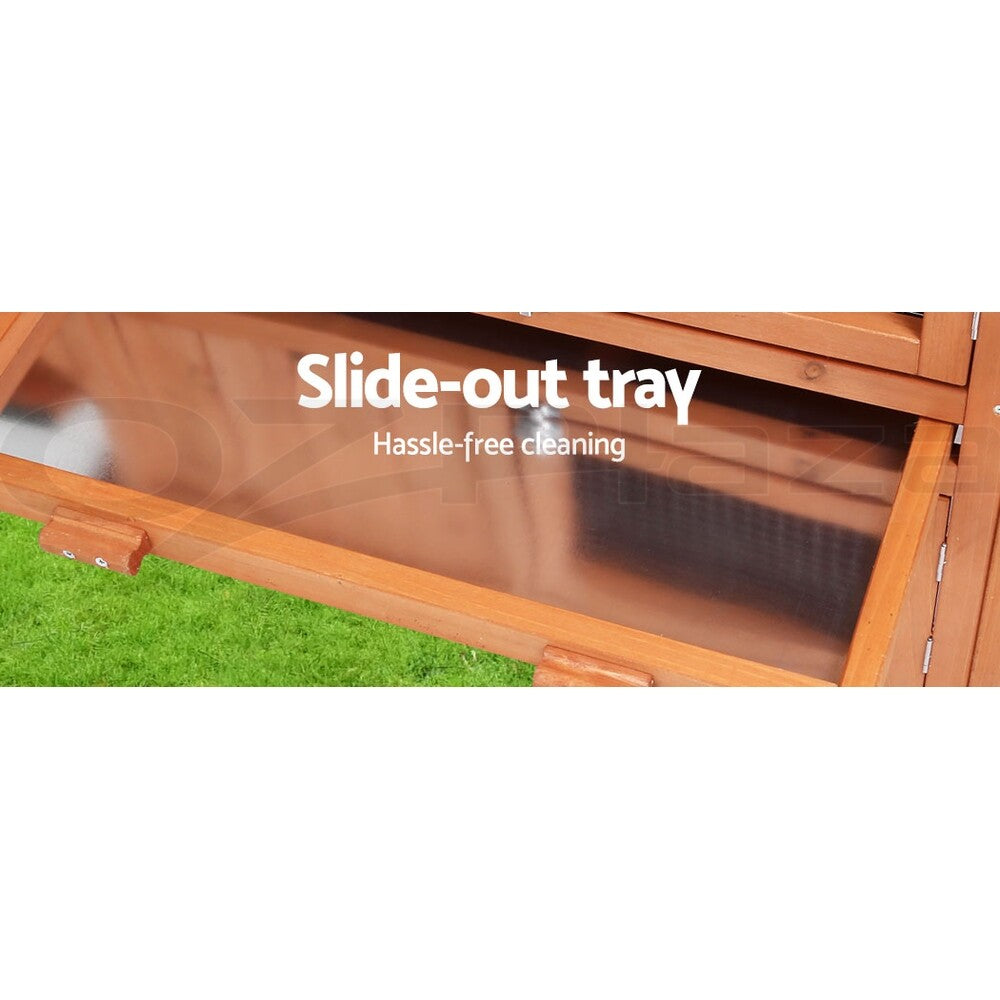 Large Chicken Coop Rabbit Hutch Wooden Outdoor Run Cage