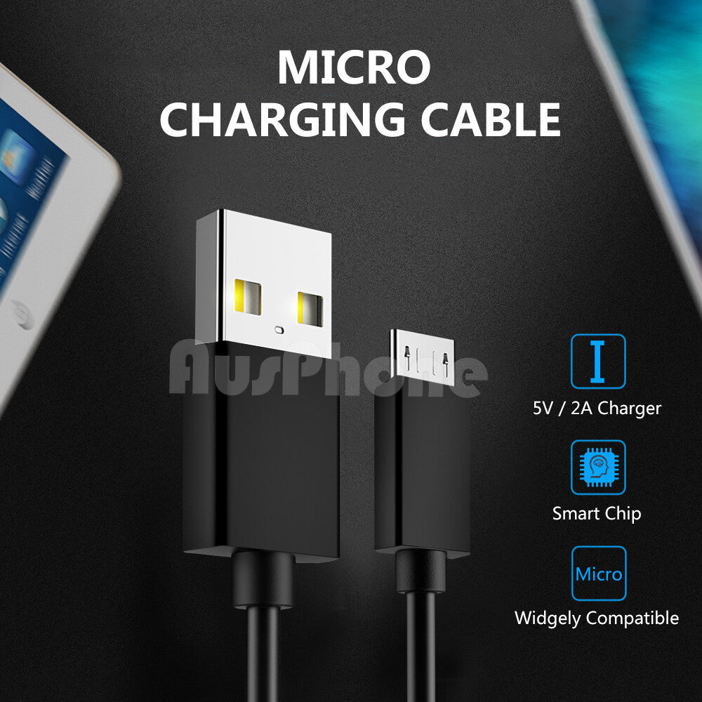 2M Micro USB Charging Cable for Samsung Galaxy Nokia HTC
