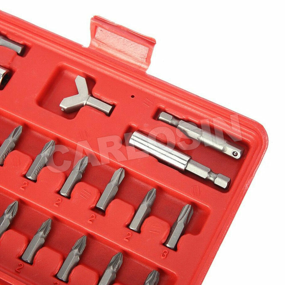 100pc Security Bit Set Tamper Proof Torx Star Hex Screwdriver