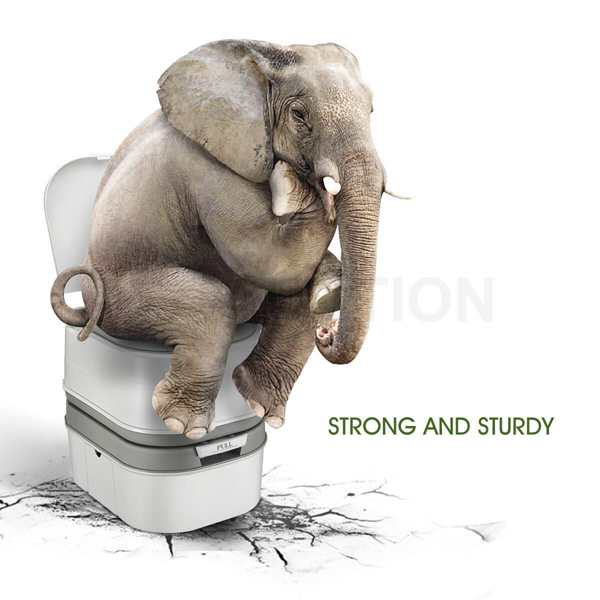 24L Portable Camping Toilet – Travel Potty for Caravan, Hiking & Boating