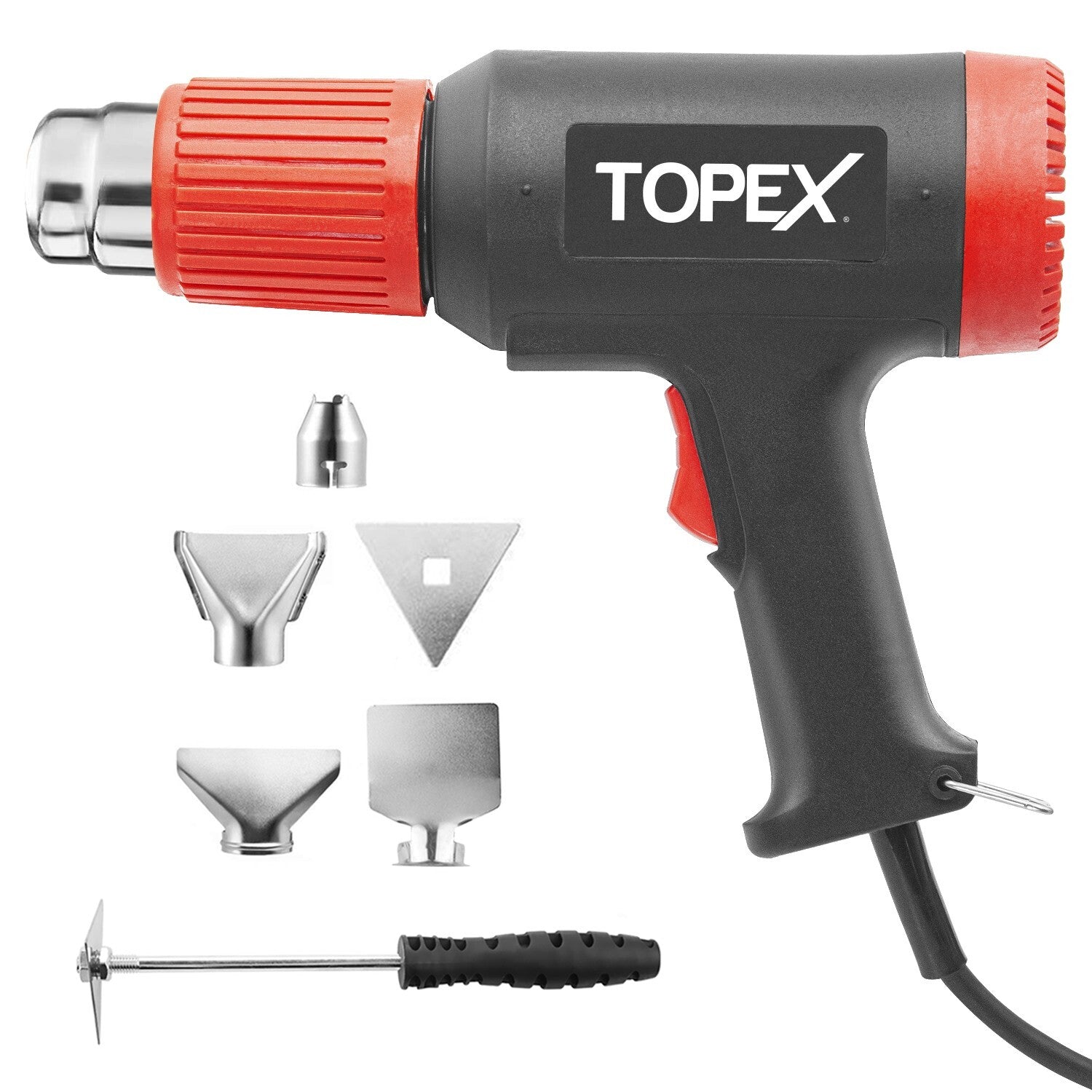 1800W Heat Gun – Hot Air Tool Kit with 5 Accessories & Case