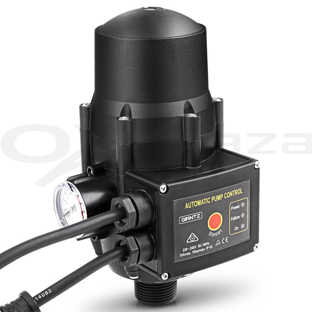 Electric Water Pressure Pump Controller Auto Switch Black