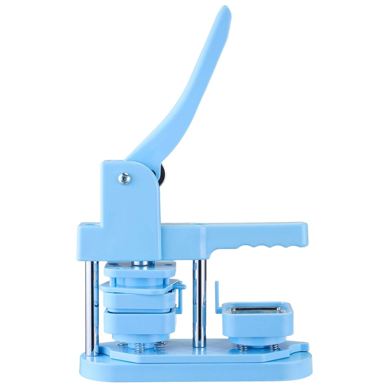 Uimoso Square Button Maker Machine with 50x50mm Mold and 100 Button Components