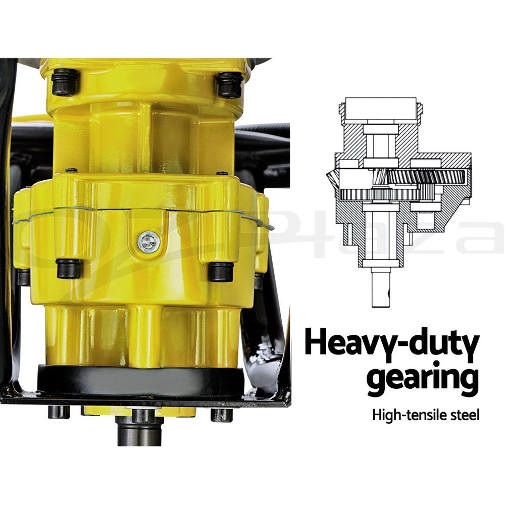 Petrol Post Hole Digger Auger Drill Borer Fence Earth Power Bits
