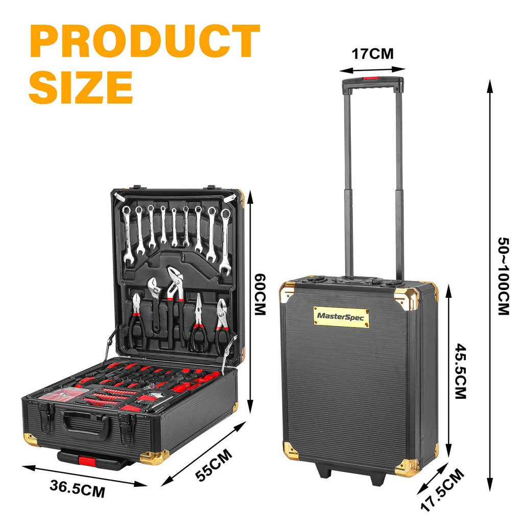1180pc Tool Set – Portable Toolbox Trolley DIY Hand Tools