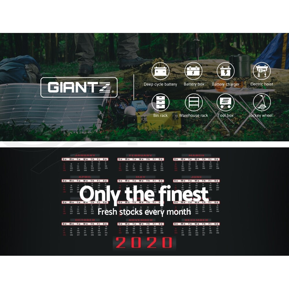 12V 75Ah AGM Deep Cycle Battery Marine Sealed Solar