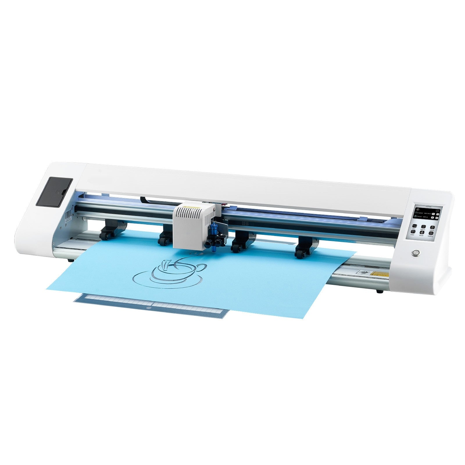 Uimoso Vinyl Cutting Machine with Auto Edge Detection and Dual Blade Options