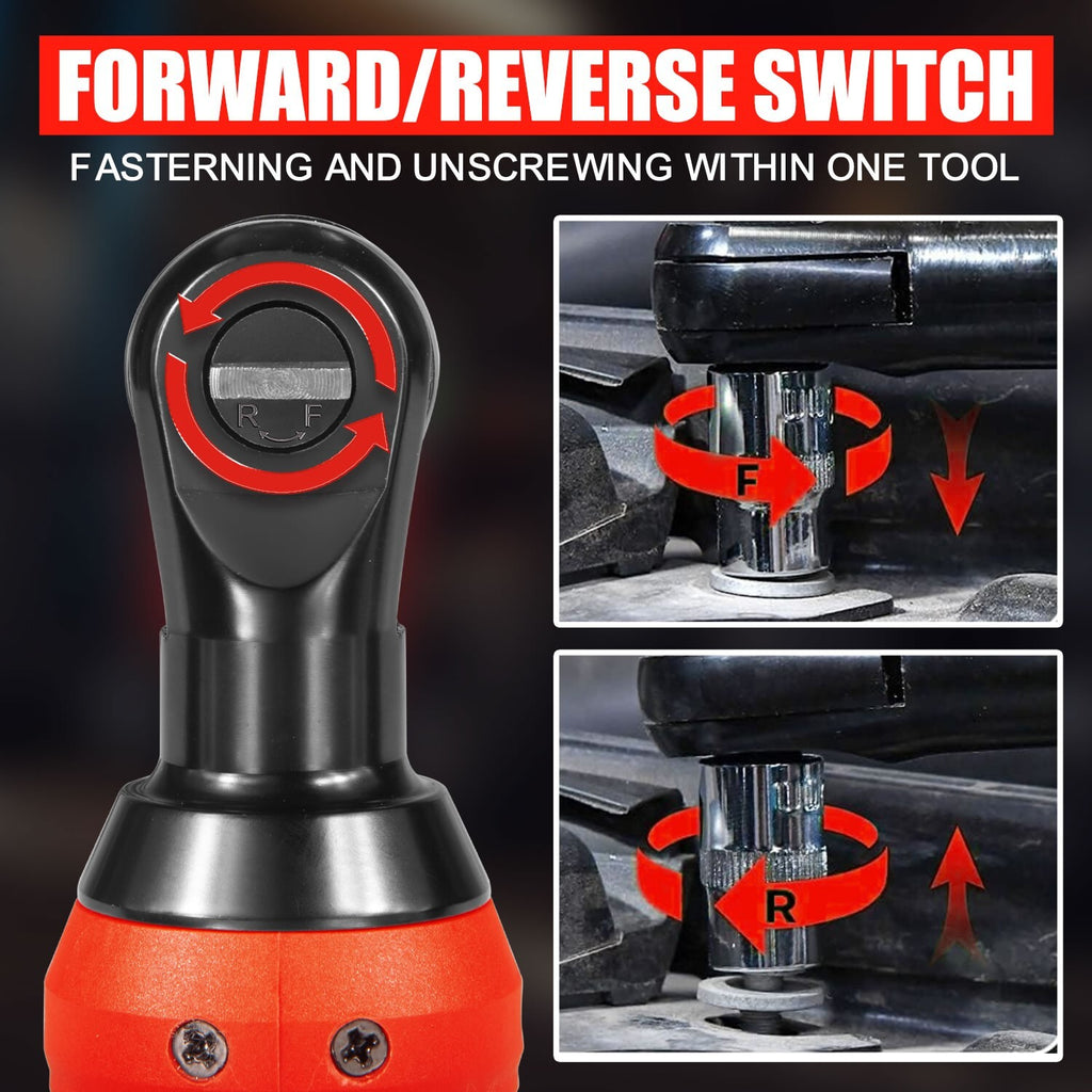 12V Cordless Power Tool Twin Kit – Impact & Ratchet Wrench with Bag