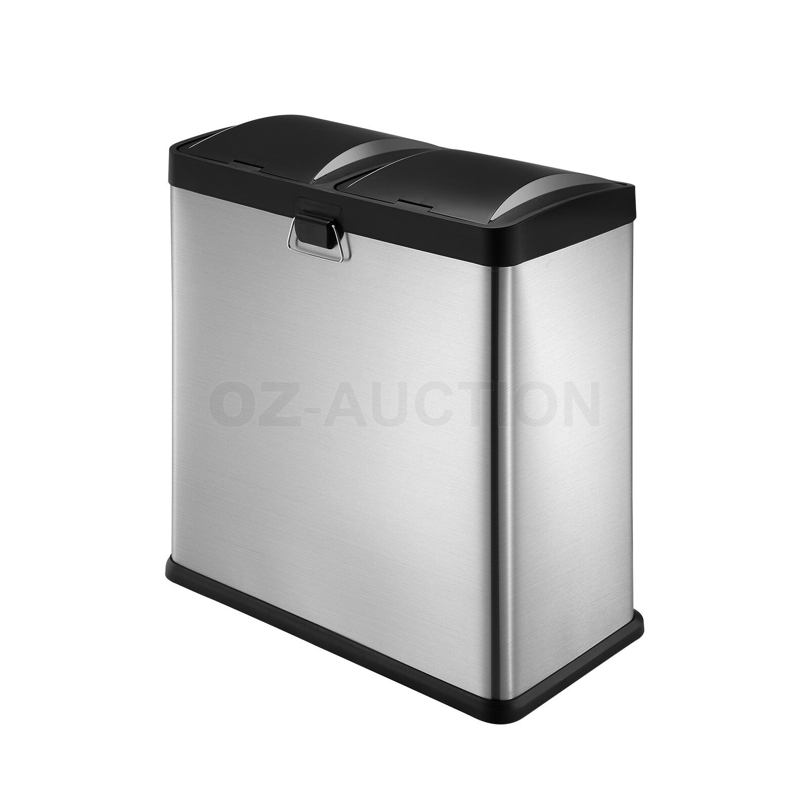 Maxkon 60L Stainless Steel Refuse Bin – Dual Pedal Kitchen Waste