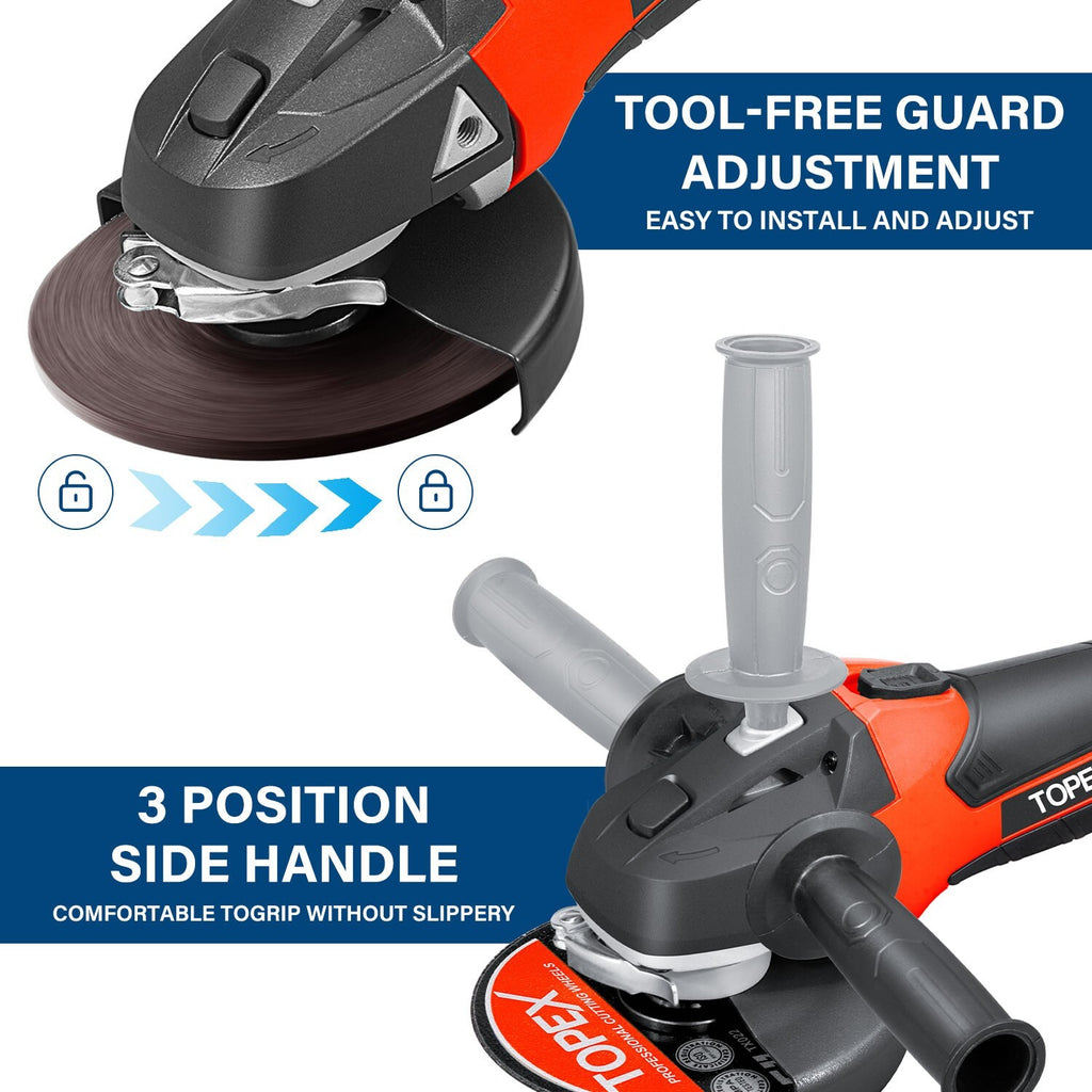 20V Cordless Drill & Impact Driver Kit – Grinder, Saw & LED Torch