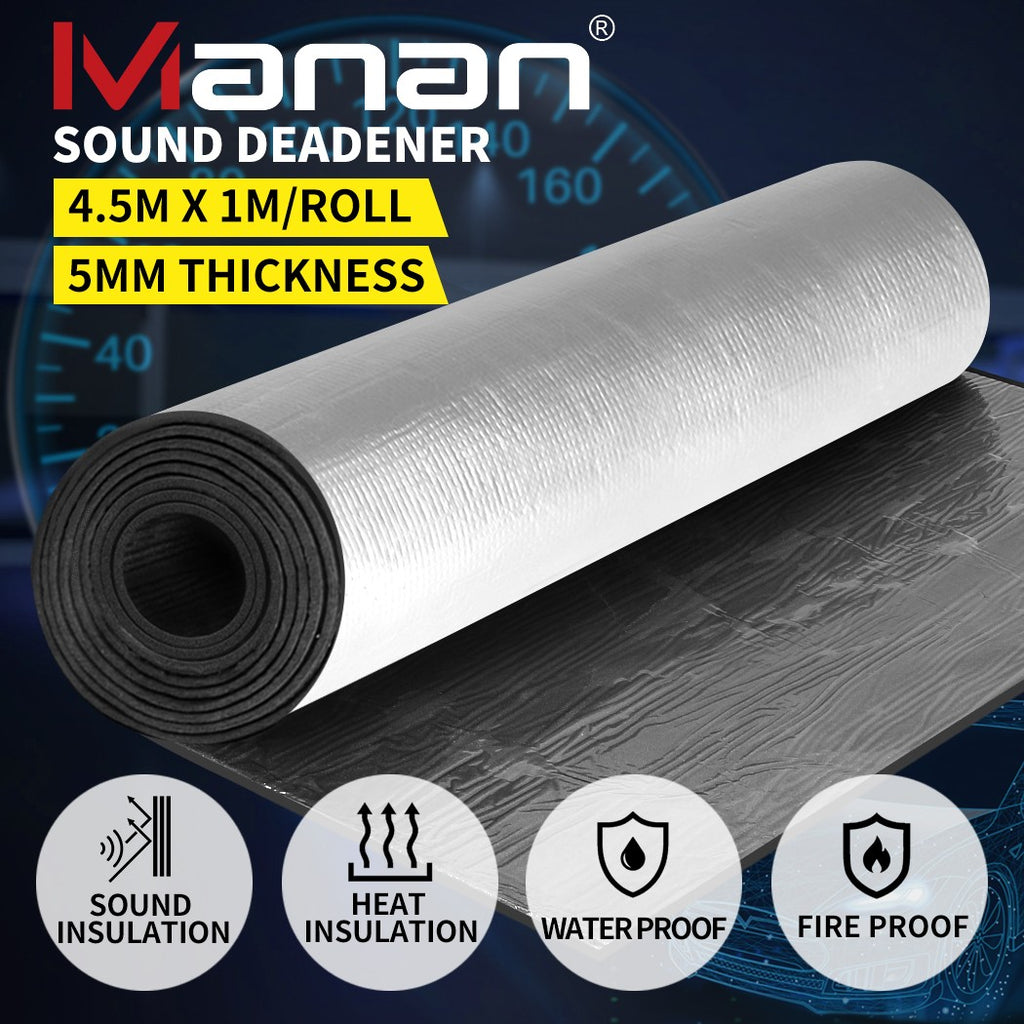 4.5sqm Car Sound Deadener – 5mm Foam Heat & Noise Insulation Mat