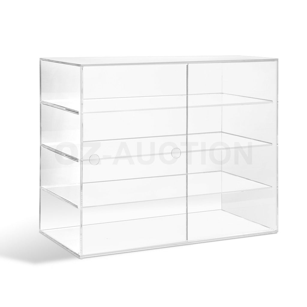 Acrylic 4-Tier Bakery Display Cabinet – Cakes, Donuts & Pastries, 5mm