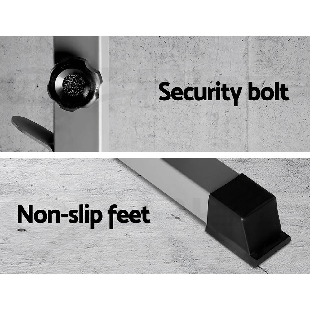 OVCN Adjustable Weight Bench Press Squat Rack Home Gym Equipment