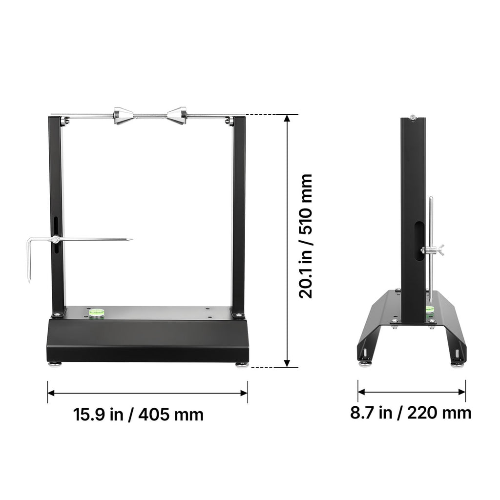 Uimoso Motorcycle Wheel Balancer Stand for Tire Alignment, 40 kg Load Capacity