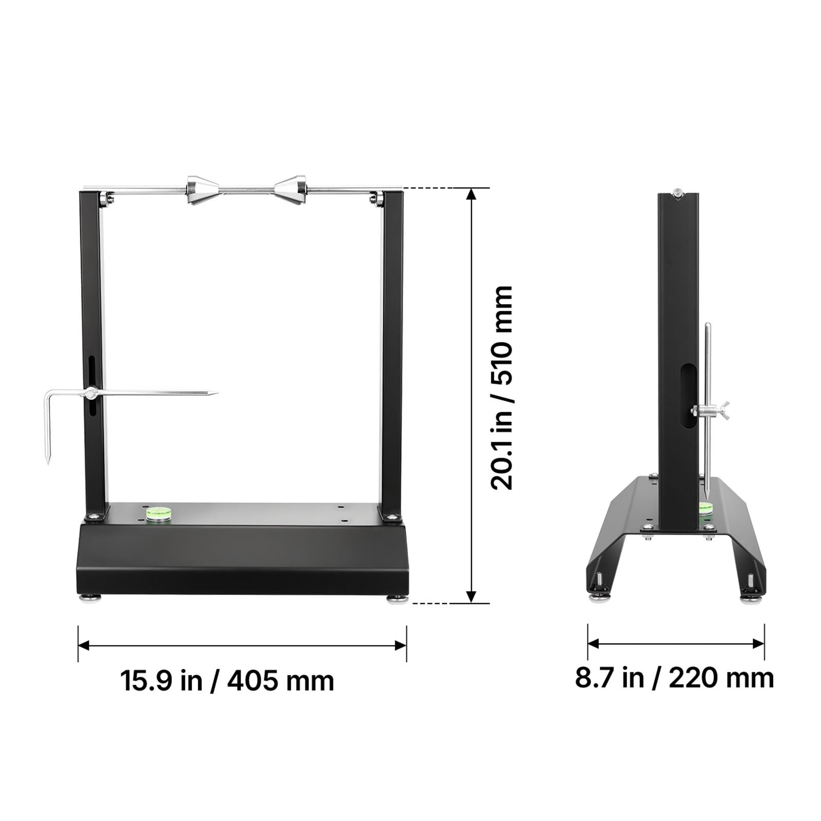 Uimoso Motorcycle Wheel Balancer Stand for Tire Alignment, 40 kg Load Capacity