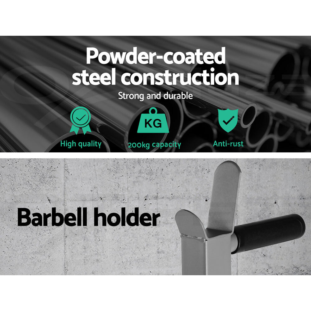 OVCN Adjustable Weight Bench Press Squat Rack Home Gym Equipment