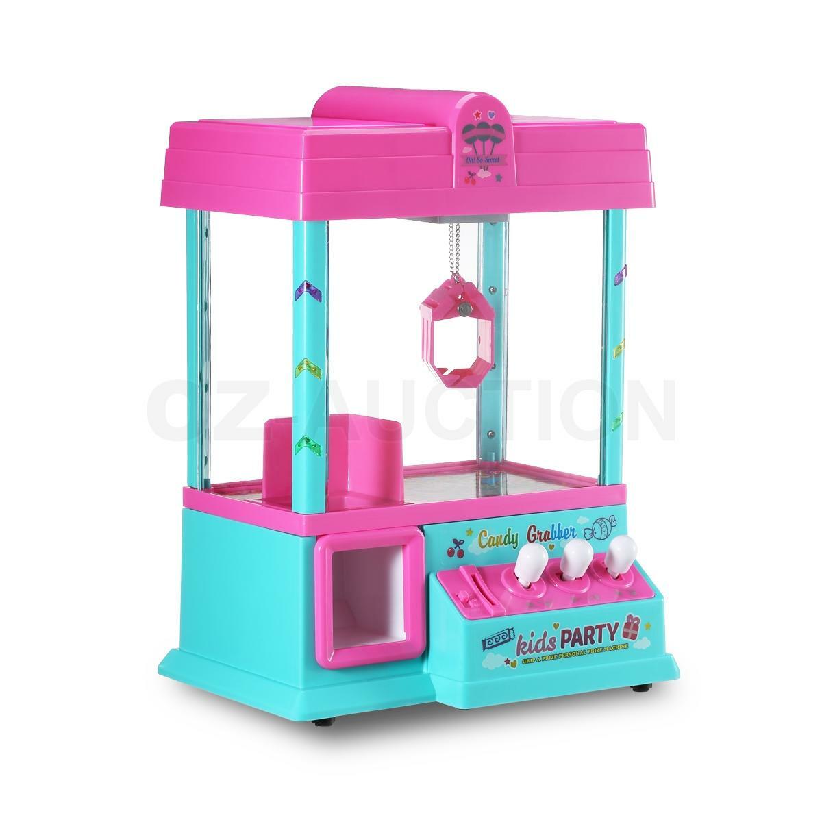Mini Toy Claw Machine – Arcade Candy Grabber with LED Lights & Music
