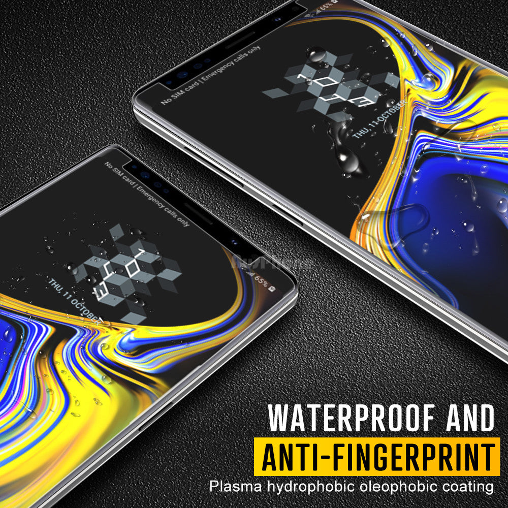 NUGLAS Full Coverage Tempered Glass Screen Protector for Samsung