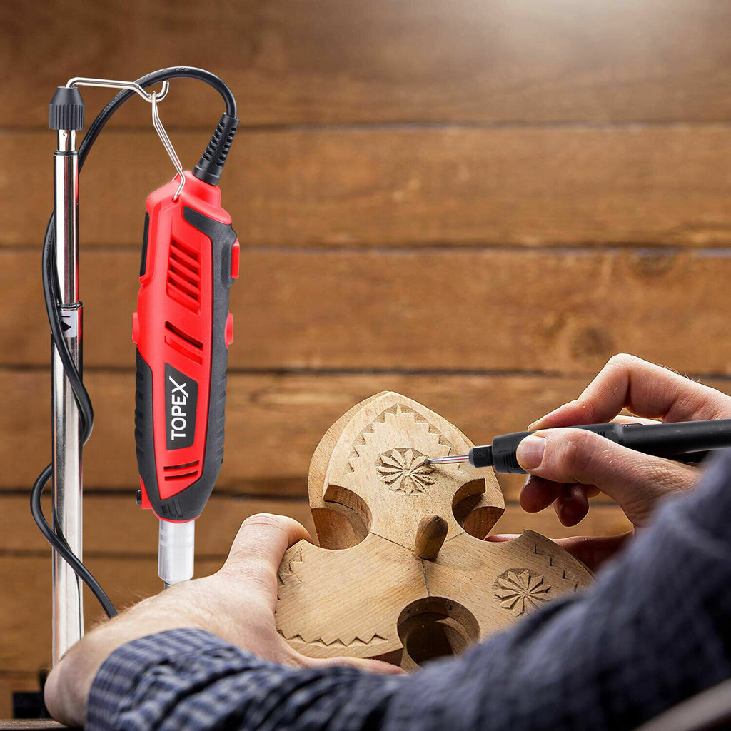 Rotary Tool Set 200W – Heavy Duty Grinder & Polisher with Flex Shaft