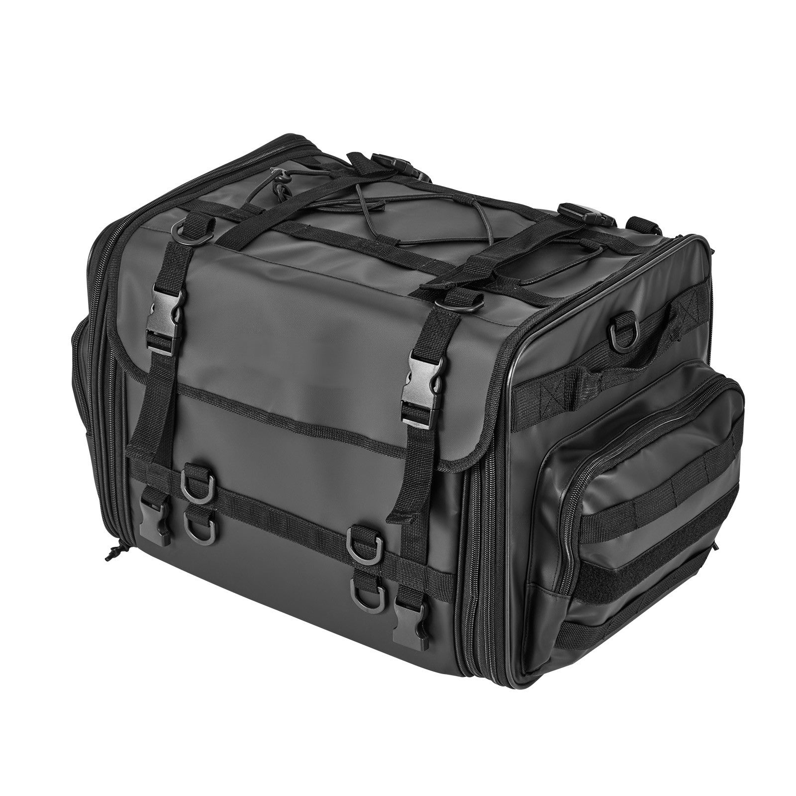 Uimoso Expandable Motorcycle Tail Bag with 40-60L Storage and Shoulder Strap