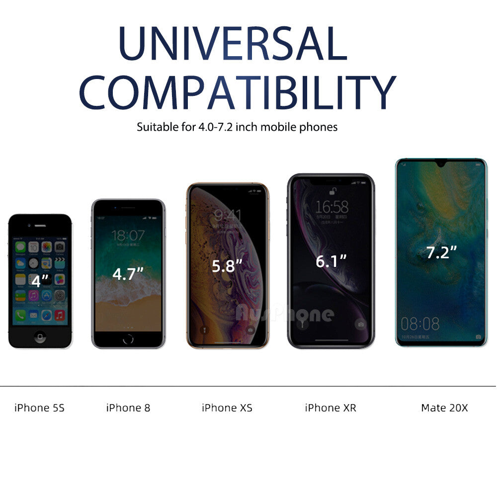 Gravity Air Vent Car Phone Holder Secure Clip Mount