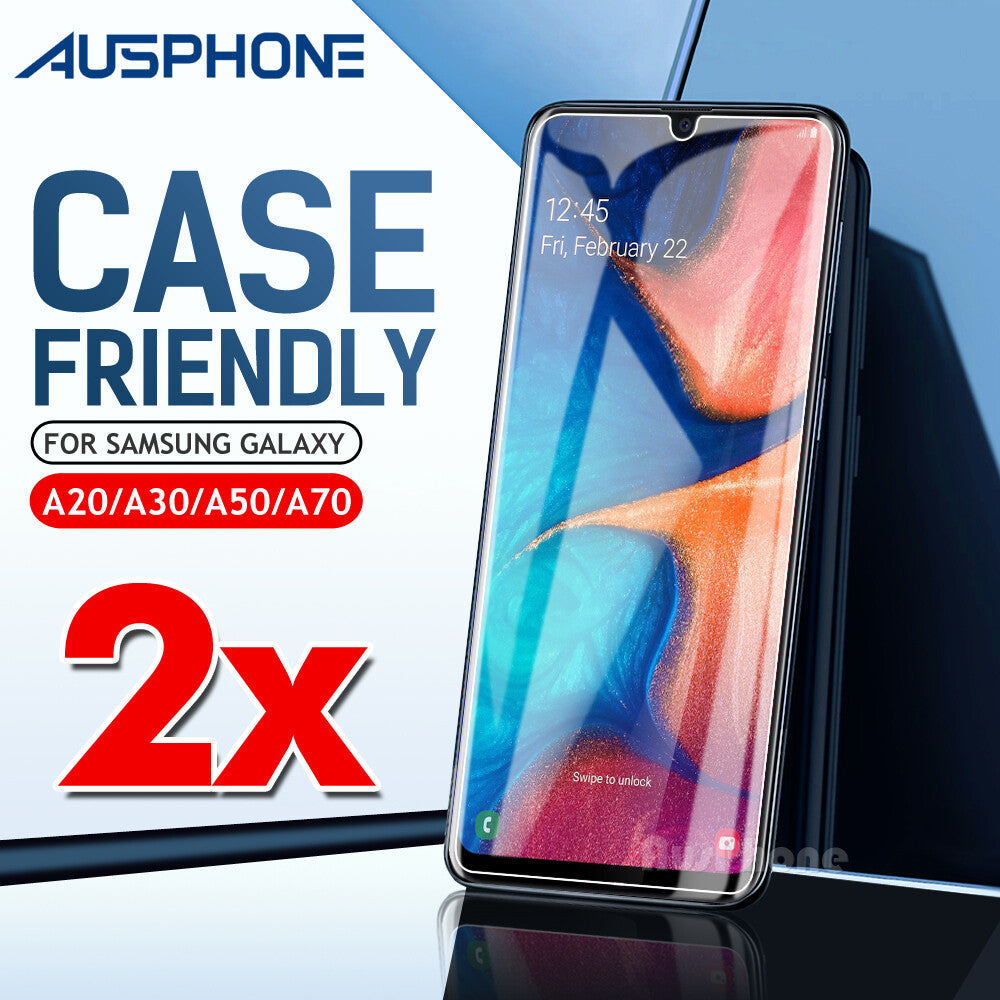 2X Tempered Glass Screen Protector for Samsung Galaxy