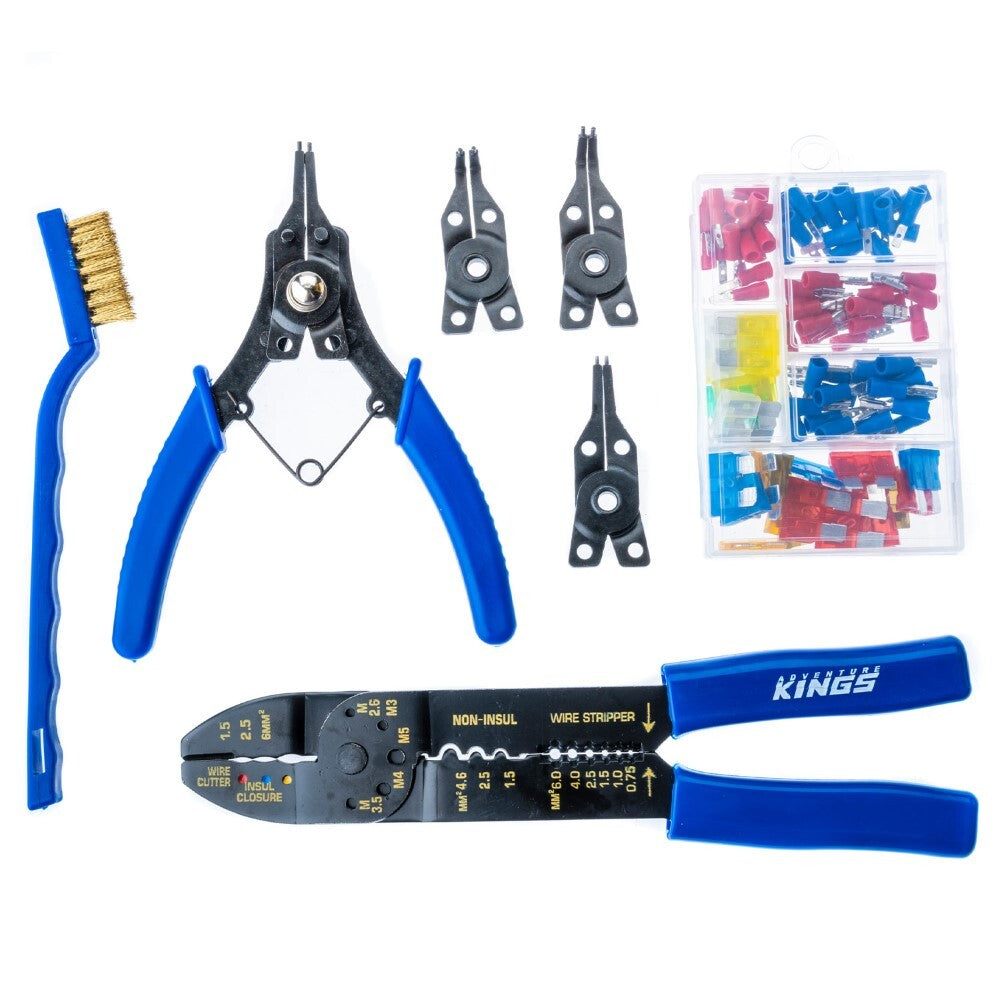 Adventure Kings 174 Pieces Complete Bush Mechanic Toolkit Spanner Socket Plier