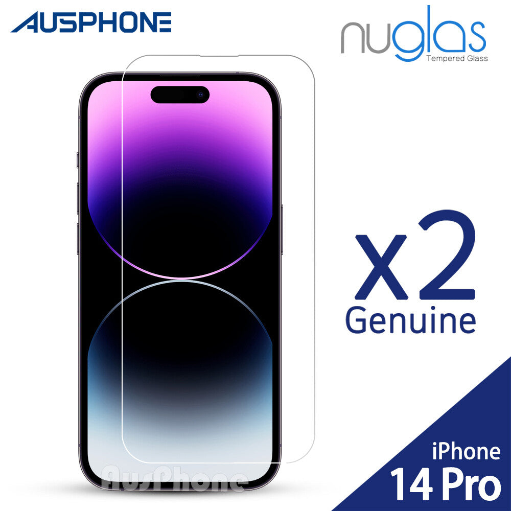 2x Tempered Glass Screen Protector for iPhone