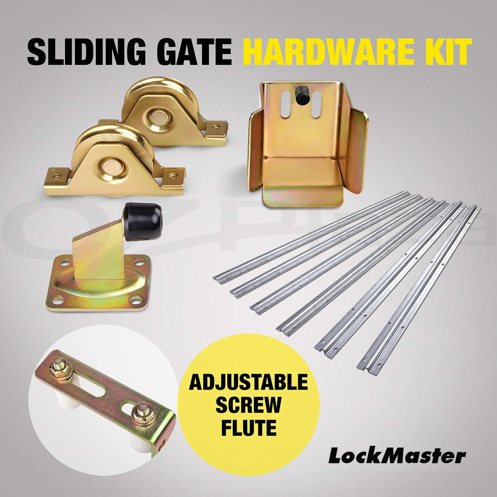Sliding Gate Roller Guide Track Stopper Hardware