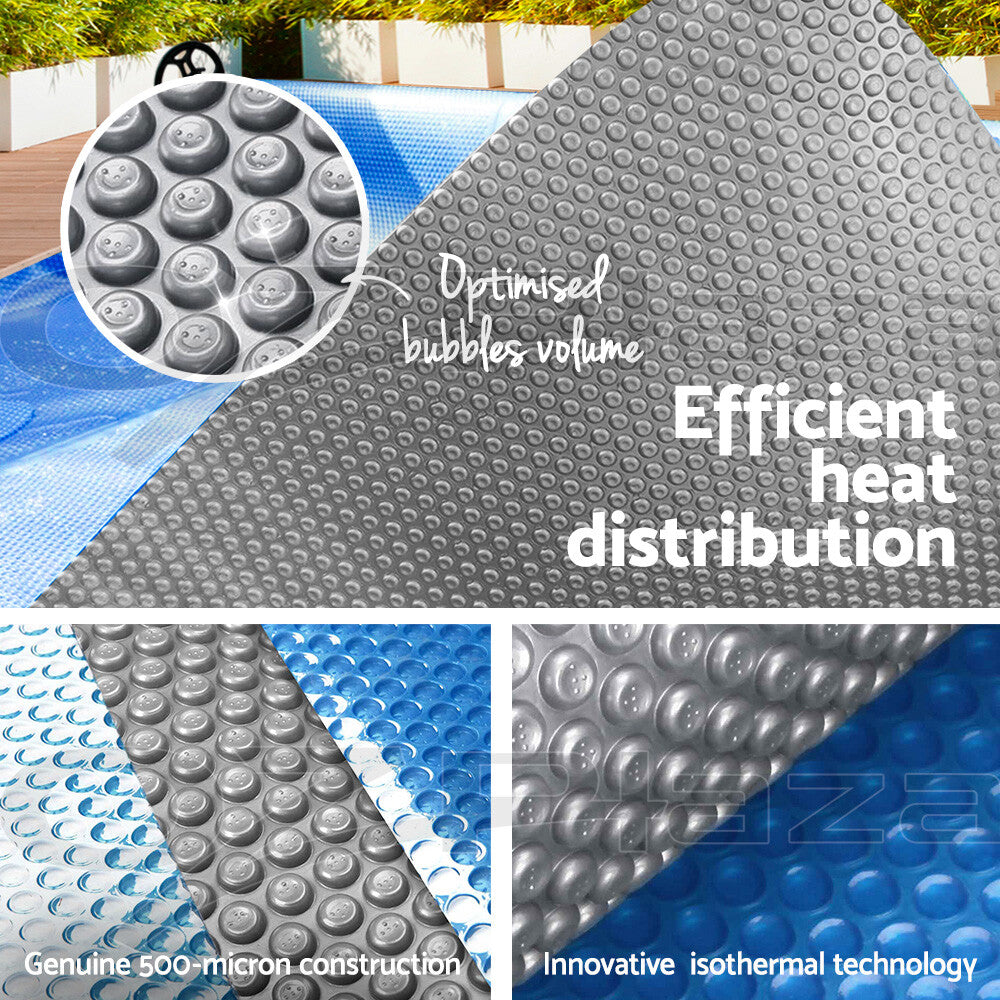 Aqua Buddy Pool Cover 500 Micron Solar Blanket Covers Swimming Outdoor 8 SIZES