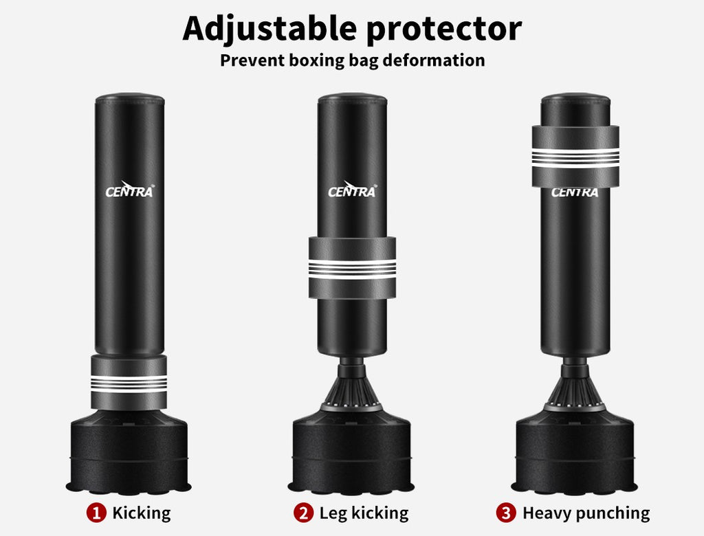 Centra Freestanding Boxing Bag – Speed & Kick Heavy Leather Gym Trainer