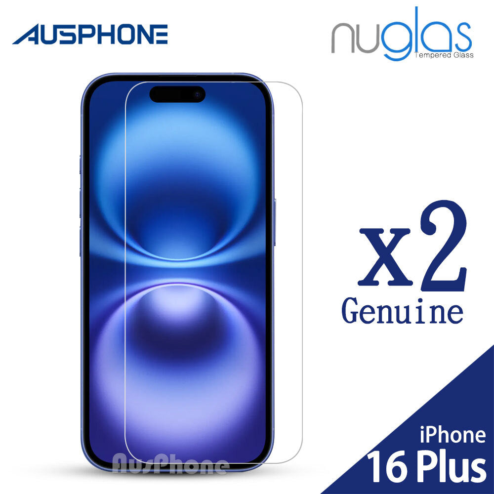 2x Tempered Glass Screen Protector for iPhone