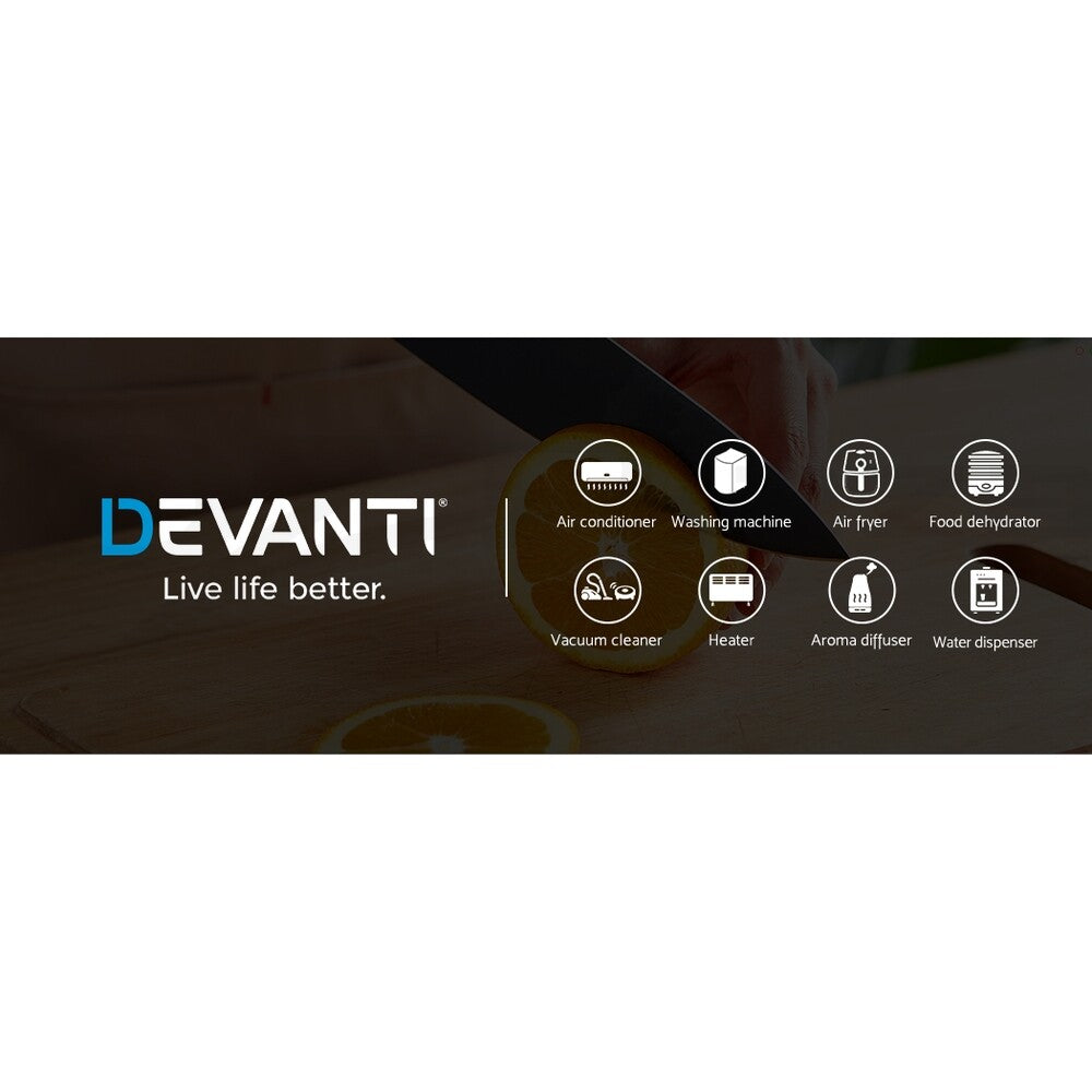 Devanti 10 Trays Food Dehydrator Stainless Steel Fruit Dehydrators Jerky Dryer