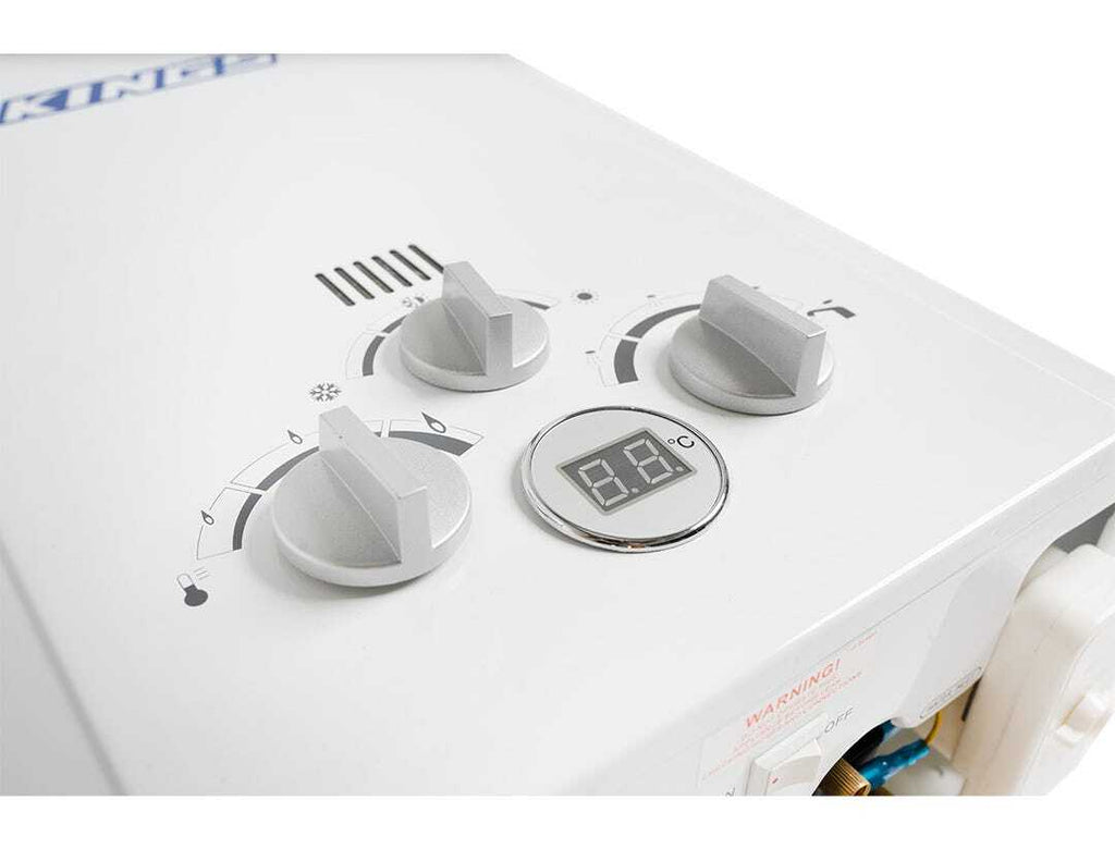 Kings Portable Gas Hot Water System | Camping Shower Water Heater | Tankless
