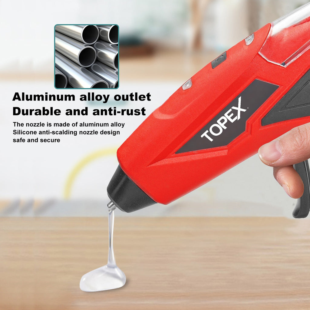 4V Cordless Glue Gun – Hot Melt with 15 Premium Sticks